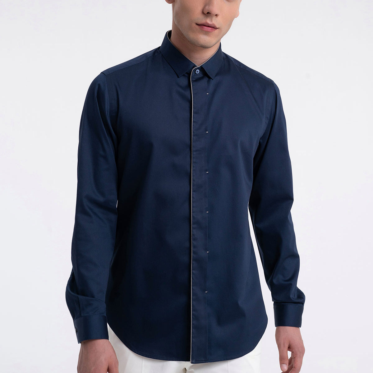 Classic Hidden Placket Shirt– DHRUV VAISH