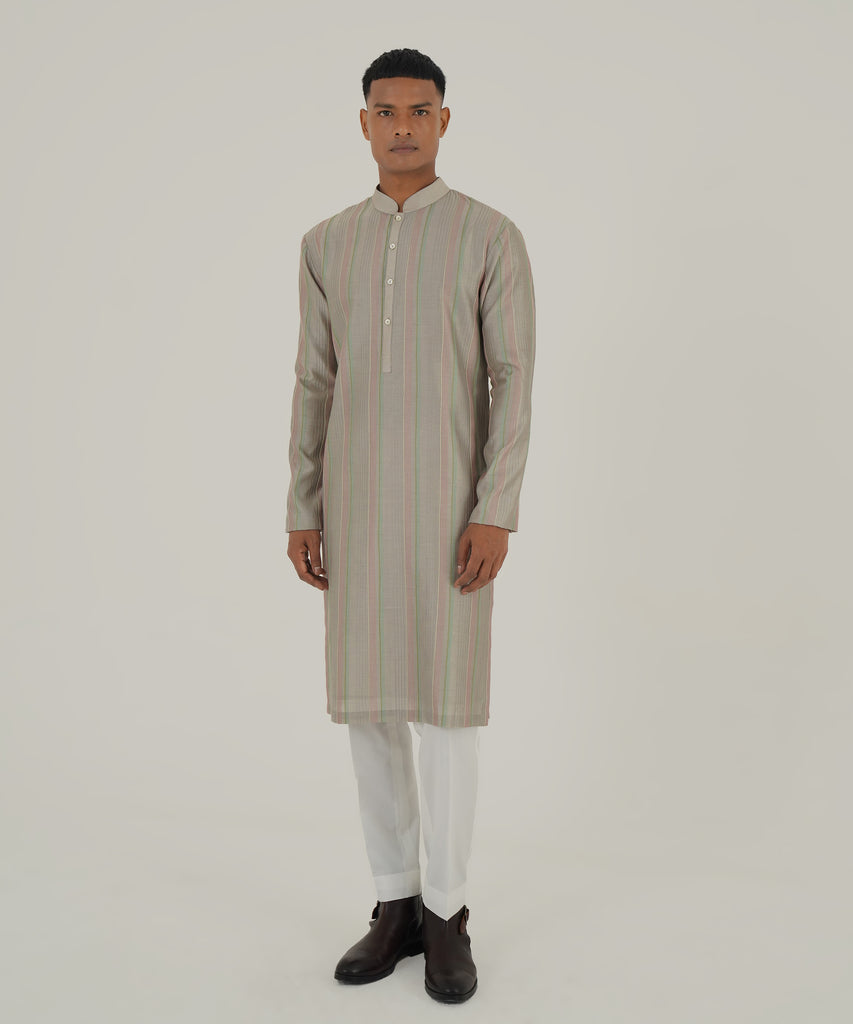 Cotton Silk Chanderi Kurta Set