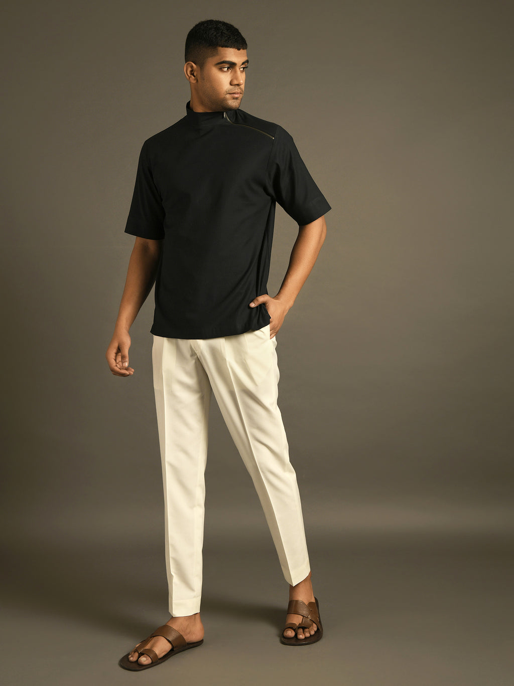 White cotton pant pyjama