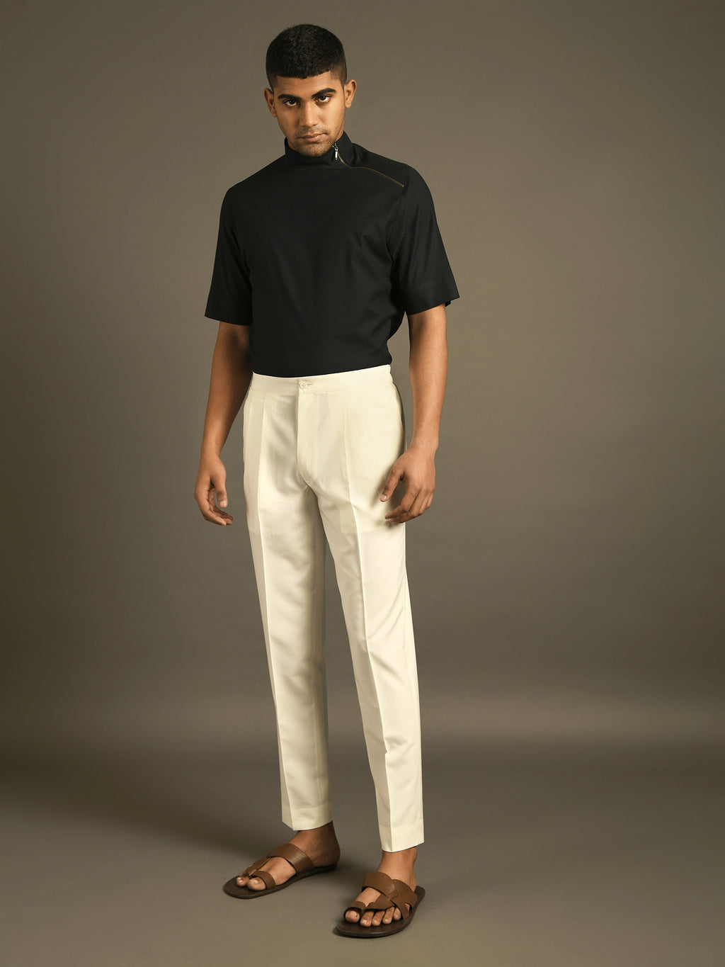 White cotton pant pyjama