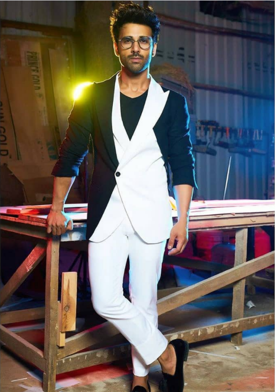 Shirt Half Black Half White Jacket Half And Half Jacket– DHRUV VAISH